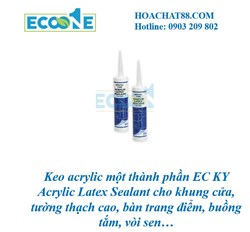 Keo acrylic một thành phần EC KY Acrylic Latex Sealant cho khung cửa, tường thạch cao, bàn trang điể